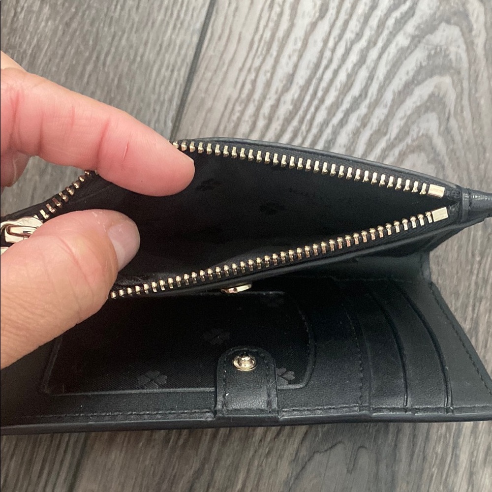 Kate Spade Black and White Polka Dot Wallet - Picture 5 of 5